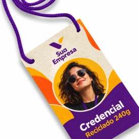Credencial Papel Reciclado
