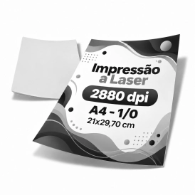 Impressão Laser A4 1/0