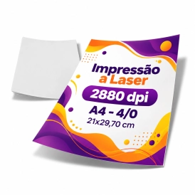 Impressão Laser A4 4/0