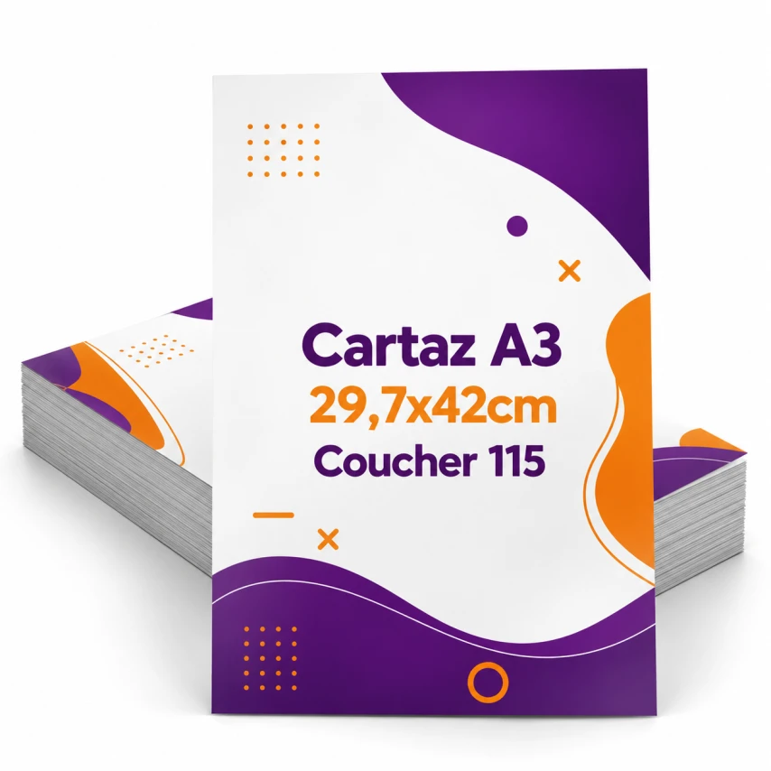 Cartaz A3 29,7x42cm