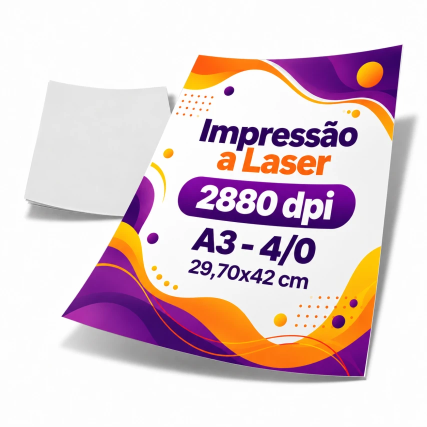 Impressão Laser A3 4/0